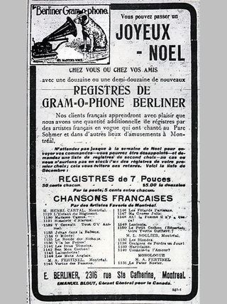Registres Gram-O-Phone Berliner